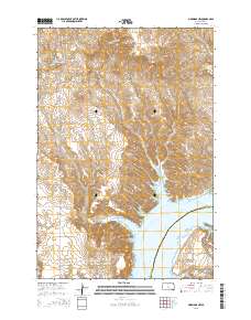 Mobridge NW 2015 topographic map thumbnail