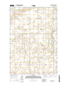 Mutske Lake 2015 topographic map thumbnail