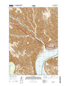 Oacoma 2015 topographic map thumbnail