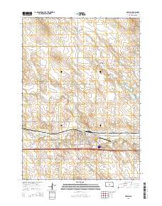 Presho 2015 topographic map thumbnail