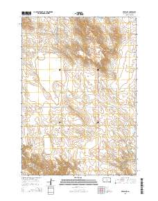 Presho SE 2015 topographic map thumbnail