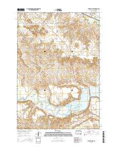 Wakpala NW 2015 topographic map thumbnail