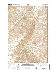 Wakpala SW 2015 topographic map thumbnail