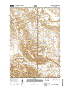 Slaughter Reservoir 2015 topographic map thumbnail