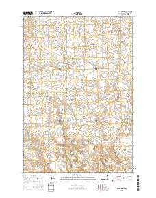 Skull Butte 2015 topographic map thumbnail
