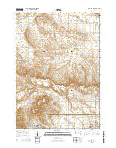 Rapid City NW 2015 topographic map thumbnail