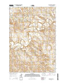 Thunder Butte 2015 topographic map thumbnail