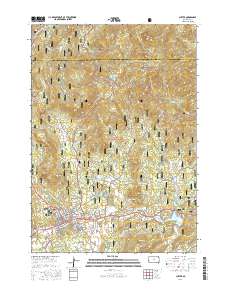 Custer 2016 topographic map thumbnail
