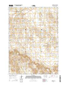 Okreek SE 2015 topographic map thumbnail