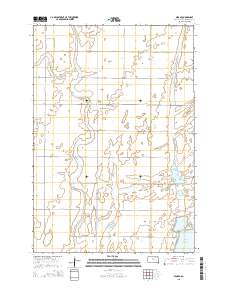 Mina SE 2015 topographic map thumbnail