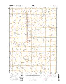 Mitchell Lake 2015 topographic map thumbnail