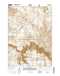 Wall SE 2015 topographic map thumbnail