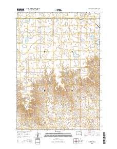 High Elk Hill 2015 topographic map thumbnail