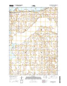 Lake Preston East 2015 topographic map thumbnail
