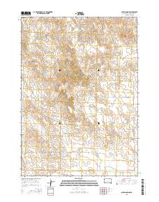 Batesland NW 2015 topographic map thumbnail