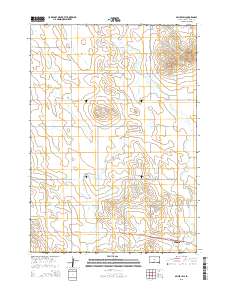 Miller Hill 2015 topographic map thumbnail