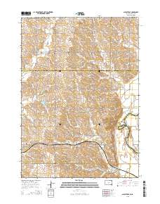 Alcester SE 2015 topographic map thumbnail