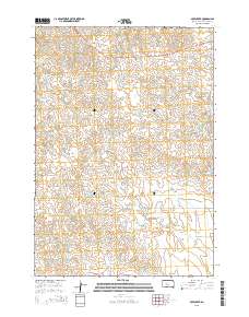 Mule Creek 2015 topographic map thumbnail