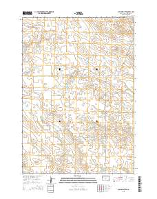Sulphur Butte 2015 topographic map thumbnail