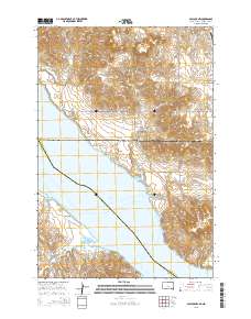 Pollock NW 2015 topographic map thumbnail