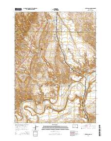 Buffalo Gap 2015 topographic map thumbnail