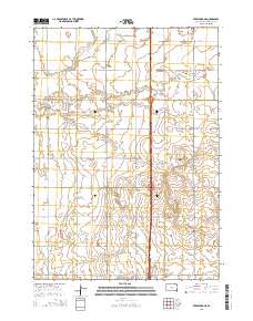 Beresford NE 2015 topographic map thumbnail