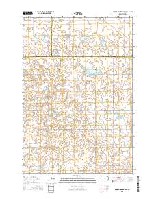 Bowdle-Hosmer Lake 2015 topographic map thumbnail