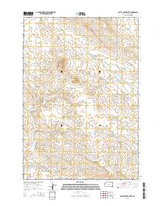 Battle Creek Butte 2015 topographic map thumbnail