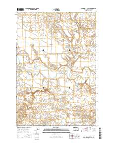 Black Horse Butte NE 2015 topographic map preview