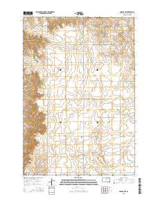 Akaska NW 2015 topographic map thumbnail