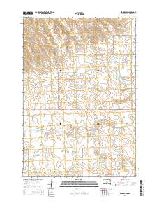Bedners Dam 2015 topographic map thumbnail