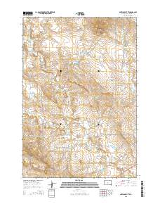 Antelope Butte 2015 topographic map thumbnail