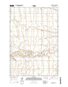 Faulkton East 2015 topographic map thumbnail
