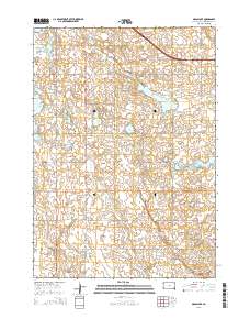 Grass Lake 2015 topographic map thumbnail