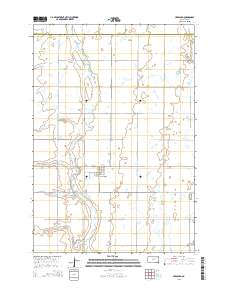 Cresbard 2015 topographic map thumbnail