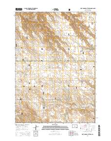 Fort George Butte NW 2015 topographic map thumbnail