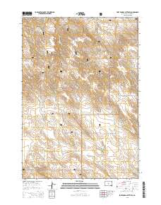 Fort George Butte SW 2015 topographic map thumbnail