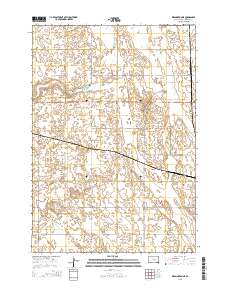 Wessington NE 2015 topographic map thumbnail