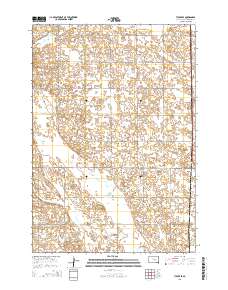 Tulare SE 2015 topographic map thumbnail