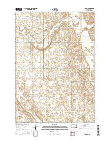 Tulare SW 2015 topographic map thumbnail