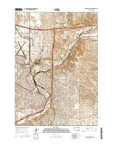 Sioux Falls East 2015 topographic map thumbnail