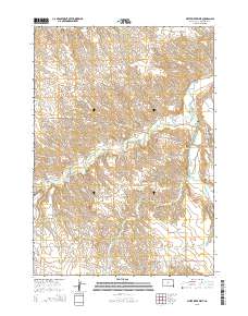 White River West 2015 topographic map thumbnail
