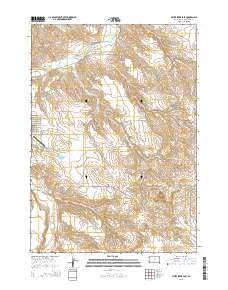 White River East 2015 topographic map thumbnail
