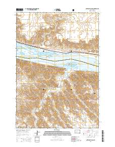 Antelope Island 2015 topographic map thumbnail