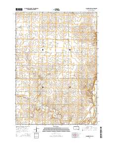 Flandreau SW 2015 topographic map thumbnail