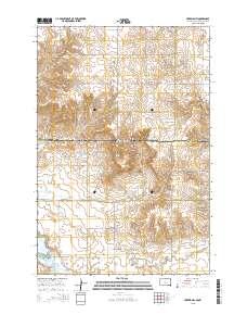 Herreid NW 2015 topographic map thumbnail