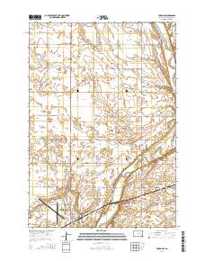 Huron NW 2015 topographic map thumbnail