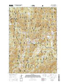 Hill City 2015 topographic map thumbnail