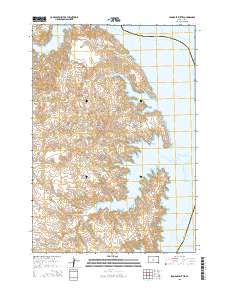 Iron Post Buttes 2015 topographic map thumbnail