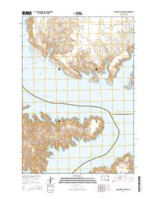 Iron Post Buttes SE 2015 topographic map thumbnail